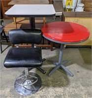 (FG) Restaurant Dining Tables and Stool. Tallest
