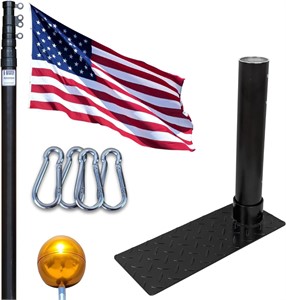 Tailgate Flag Pole Package 20FT