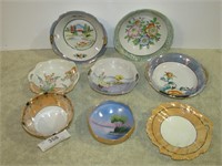 (8) Vintage Porcelain Lustreware Bowls up to 8"