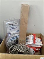 BOX OF SILICONE SPEAKER CABLE AND USB CABLES