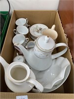 BOX OF ASSORTED CHINA - NORITAKE ETC