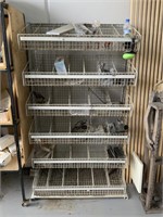 SHOP DISPLAY BASKET RACK