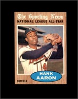 1962 Topps #394 Hank Aaron AS NRMT to NM-MT+