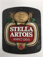 Stella Artois Raised Letter Bar Sign 14x11.5"