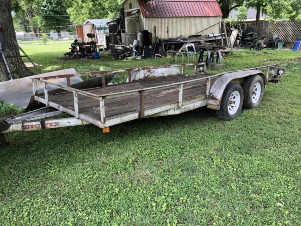 Big Tex 16" Tandem Utility Trailer (See below)