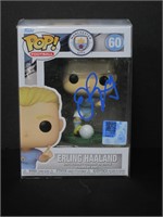 Erling Haaland signed soccer Funko Pop Figure COA