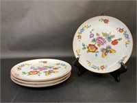 Estee Lauder Chinoiserie Porcelain Floral Plates