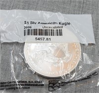 2006 American Silver Eagle, uncirculated