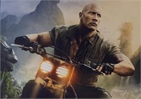 Jumanji Dwayne Johnson  Autograph Photo