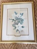 'Morning Doves' Signed Print by A. May
