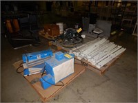 (5) Pallets of Machine Parts & Lights