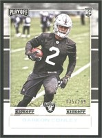 Parallel 135/299 RC Gareon Conley Oakland Raiders