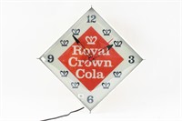 ROYAL CROWN COLA LIGHTED WALL CLOCK