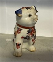 Japanese Takahashi Imari Pottery Pup Figurine