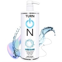Turn On Water Based Lube 32 Ounce, Condom Safe...