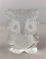 Viking Art Glass Owl