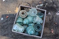 Milk crate of insulators