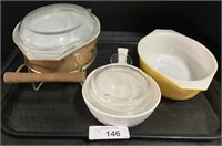 Pyrex & Corning Ware Dishes.
