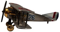 Collectible Metal Model Biplane