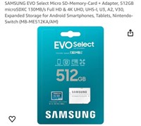 SAMSUNG EVO Select Micro SD-Memory-Card