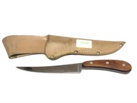 Maxam Steel Fish Fillet Knife with Sheath