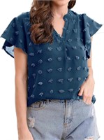 GZ-LAOPAITOU V Neck Blouses for Women