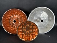 Copper Hue Baking Mold, Aluminum Bundt Pan