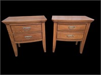 Like New Keller Solid Oak Nightstands