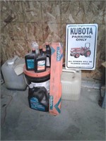 Kubota parking only sign