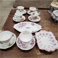 Royal Albert cups, saucers & dishes