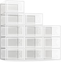 SEE SPRING Shoe Storage Boxes  12 Pack