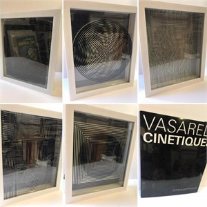 Victor Vasarely- 3D Wall Sculpture/object - Set of