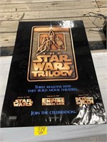 STAR WARS TRILOGY FULL SIZE MOVIE POSTER