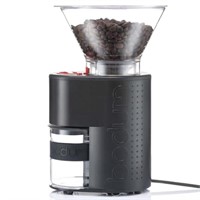 Bodum Bistro Electric Burr Coffee Grinder, Black