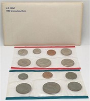 1980 Uncirculated U. S. Mint Coin Set