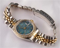Rolex Ladies' Datejust 25mm Diamond Watch.