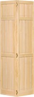 6-Panel Solid Wood Bi-fold Closet Door (80x30)