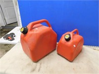 Gas cans - 1 is 20L and one is 10L
