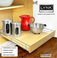 $95 LYNK Pull Out Cabinet Organizer 20x21