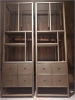 HIGH SHELVES W/ MARBLE & 4 COMPARTMENTS