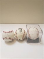 Lot - Signed baseballs (3)