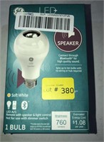 GE LED speaker bulb With remote