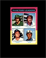 1975 Topps Mini #310 Victory Leaders EX to EX-MT+