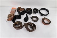 Collection of Leather Pistol Belts