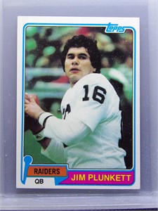 Jim Plunkett 1981 Topps