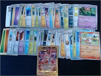 Pokemon Cards Lot With Gold Foil