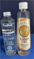2-bottles lamp oil 1 full 1 almost  NO SHIPPING