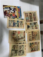 Vintage comic books no covers adventures of J