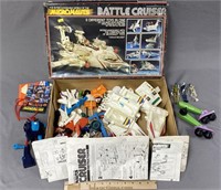 Vintage Micronauts Battle Cruiser Toy Set