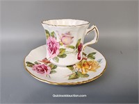 Hammersley # 133 Floral Teacup & Saucer